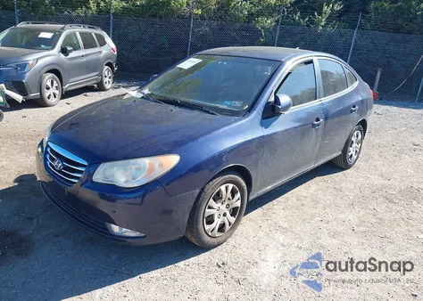 2010 Hyundai Elantra Gls из США, поврежденный, VIN KMHDU4AD7AU186897